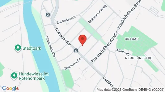 Apartments for rent i Magdeburg - kort over placeringen