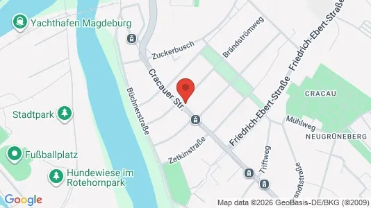 Apartments for rent i Magdeburg - kort over placeringen