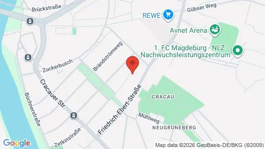 Apartments for rent i Magdeburg - kort over placeringen