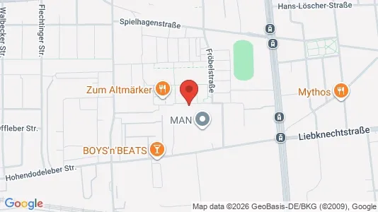Apartments for rent i Magdeburg - kort over placeringen