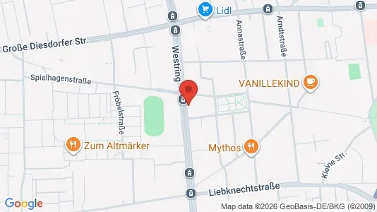 Apartments for rent i Magdeburg - kort over placeringen