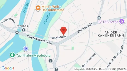 Apartments for rent i Magdeburg - kort over placeringen