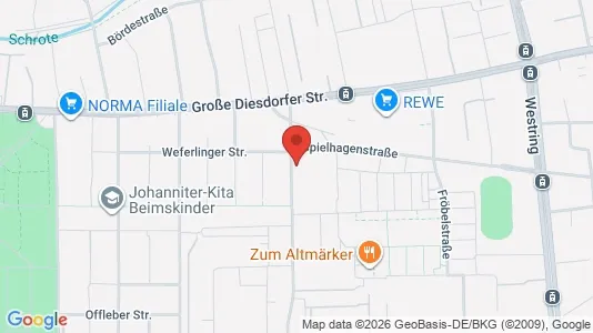 Apartments for rent i Magdeburg - kort over placeringen