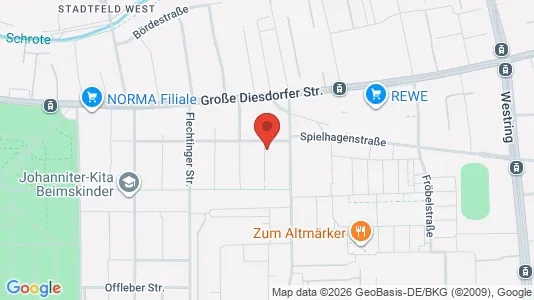 Apartments for rent i Magdeburg - kort over placeringen