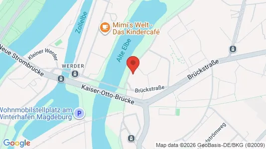 Apartments for rent i Magdeburg - kort over placeringen