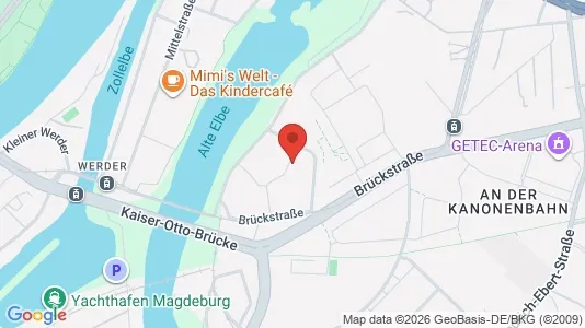 Apartments for rent i Magdeburg - kort over placeringen