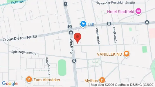 Apartments for rent i Magdeburg - kort over placeringen