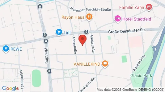 Apartments for rent i Magdeburg - kort over placeringen
