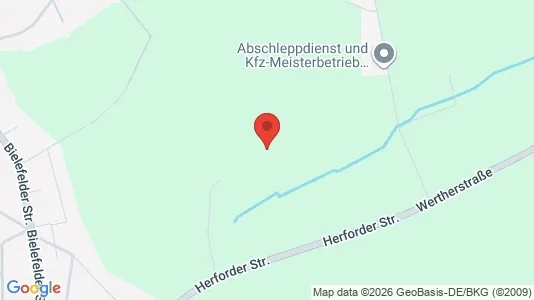 Apartments for rent i Herford - kort over placeringen