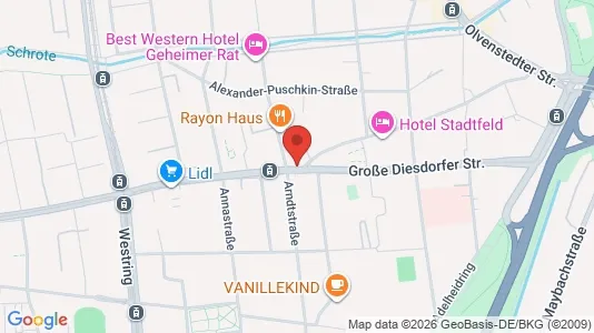 Apartments for rent i Magdeburg - kort over placeringen
