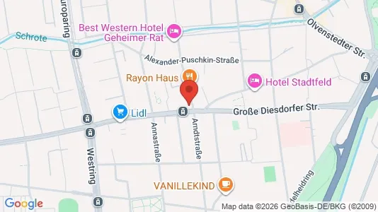 Apartments for rent i Magdeburg - kort over placeringen
