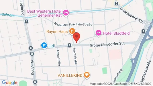 Apartments for rent i Magdeburg - kort over placeringen