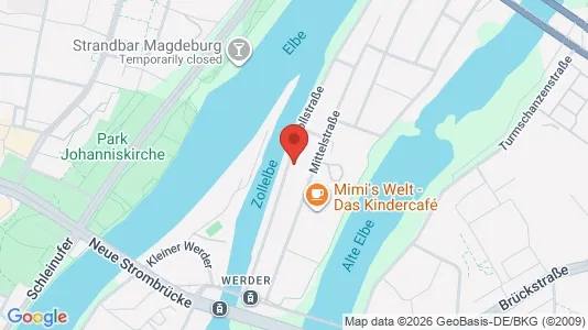 Apartments for rent i Magdeburg - kort over placeringen