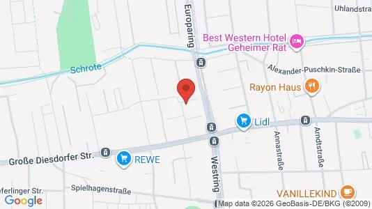 Apartments for rent i Magdeburg - kort over placeringen