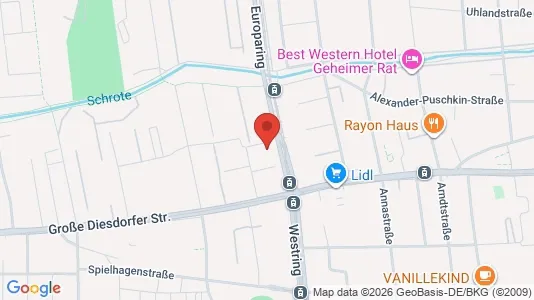 Apartments for rent i Magdeburg - kort over placeringen