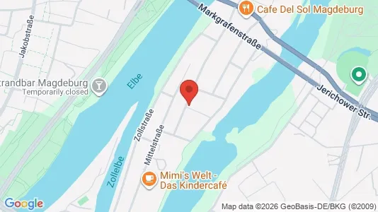 Apartments for rent i Magdeburg - kort over placeringen