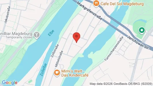 Apartments for rent i Magdeburg - kort over placeringen