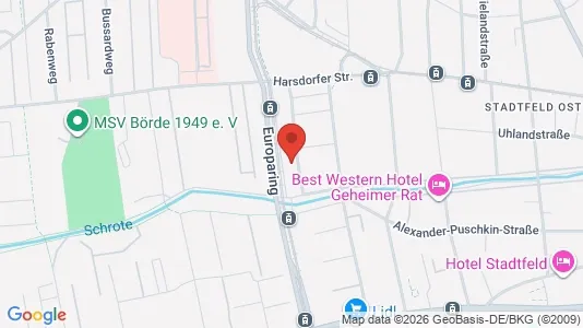 Apartments for rent i Magdeburg - kort over placeringen