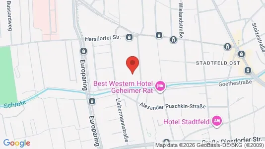 Apartments for rent i Magdeburg - kort over placeringen