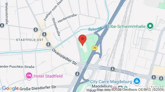 Apartments for rent i Magdeburg - kort over placeringen
