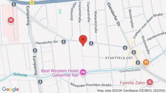 Apartments for rent i Magdeburg - kort over placeringen
