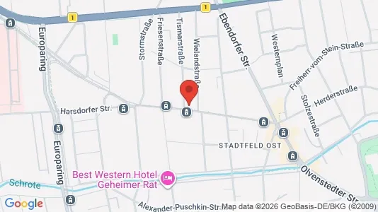 Apartments for rent i Magdeburg - kort over placeringen