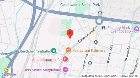Apartments for rent i Magdeburg - kort over placeringen