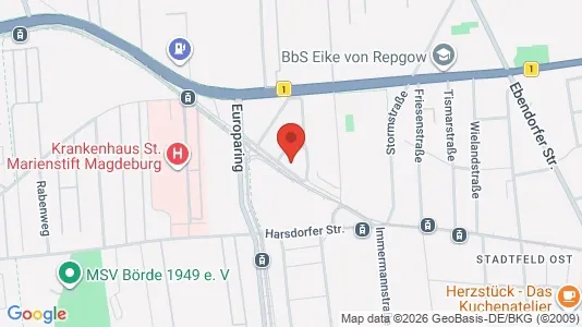 Apartments for rent i Magdeburg - kort over placeringen