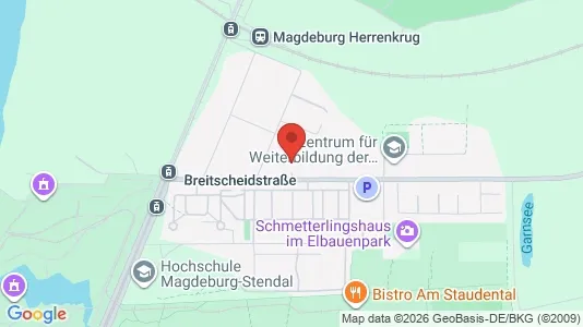 Apartments for rent i Magdeburg - kort over placeringen
