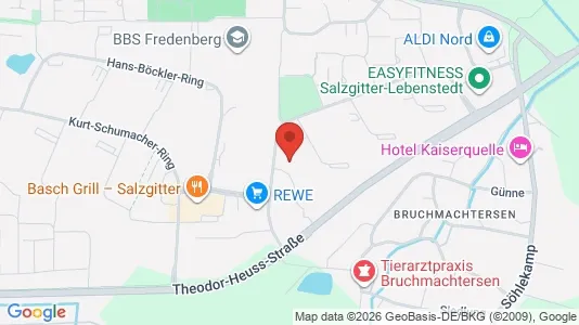 Apartments for rent i Salzgitter - kort over placeringen