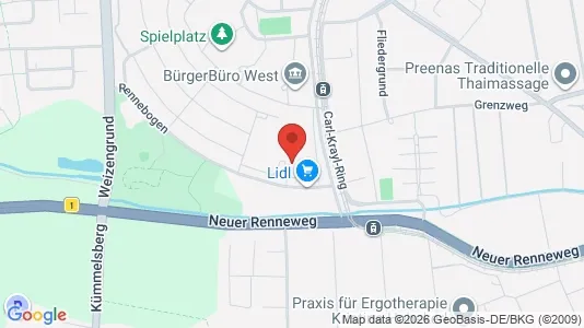 Apartments for rent i Magdeburg - kort over placeringen