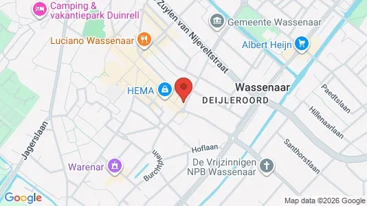 Apartments for rent i Wassenaar - kort over placeringen