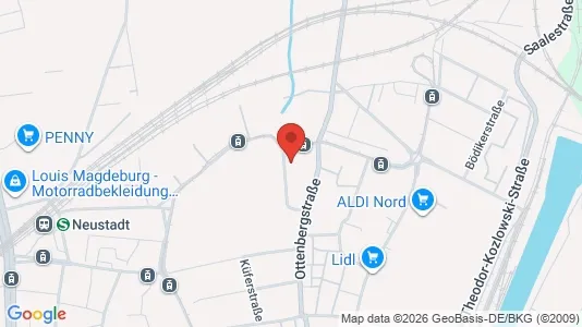 Apartments for rent i Magdeburg - kort over placeringen