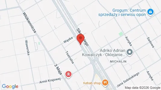 Apartments for rent i Otwocki - kort over placeringen