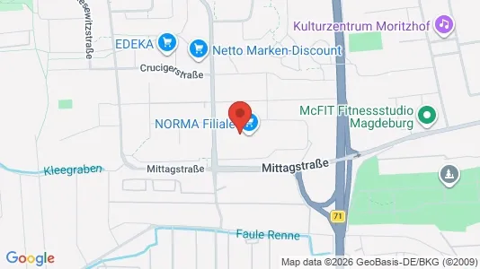 Apartments for rent i Magdeburg - kort over placeringen