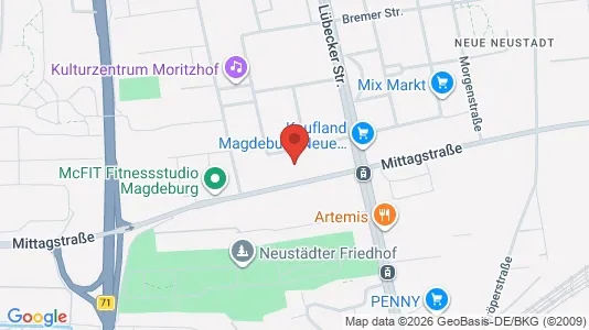Apartments for rent i Magdeburg - kort over placeringen