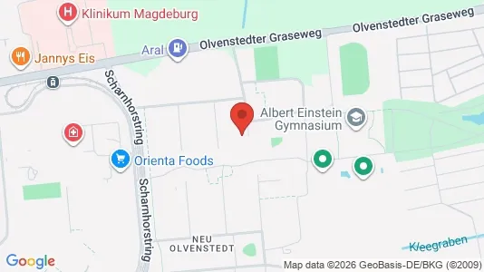 Apartments for rent i Magdeburg - kort over placeringen