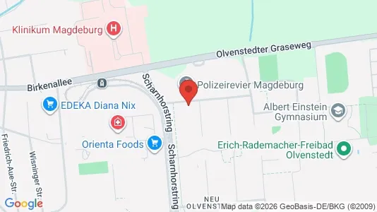 Apartments for rent i Magdeburg - kort over placeringen