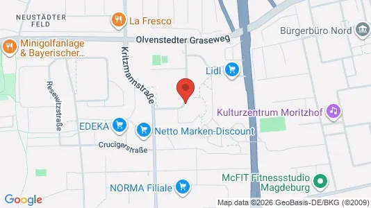 Apartments for rent i Magdeburg - kort over placeringen