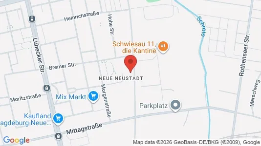 Apartments for rent i Magdeburg - kort over placeringen