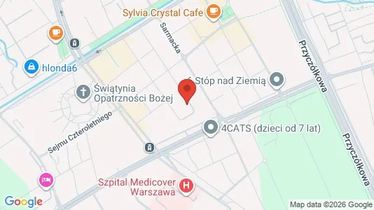 Apartments for rent i Warszawa Wawer - kort over placeringen