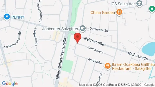Apartments for rent i Salzgitter - kort over placeringen