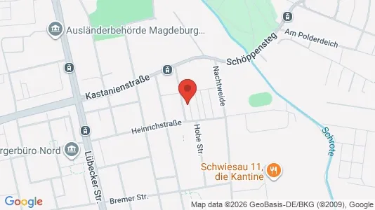 Apartments for rent i Magdeburg - kort over placeringen