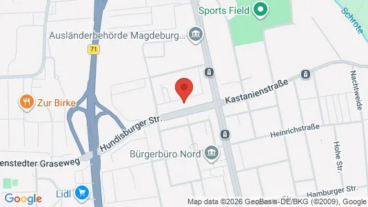 Apartments for rent i Magdeburg - kort over placeringen