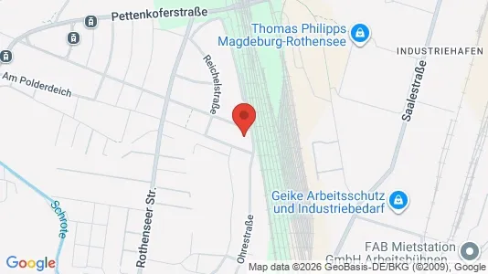 Apartments for rent i Magdeburg - kort over placeringen