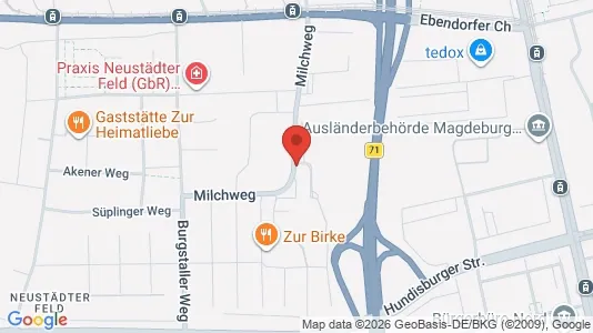 Apartments for rent i Magdeburg - kort over placeringen