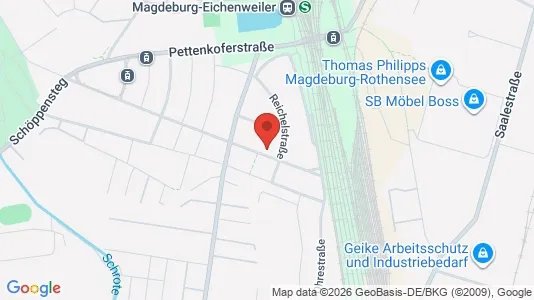 Apartments for rent i Magdeburg - kort over placeringen