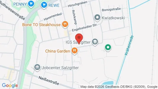 Apartments for rent i Salzgitter - kort over placeringen