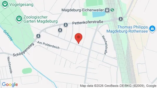 Apartments for rent i Magdeburg - kort over placeringen