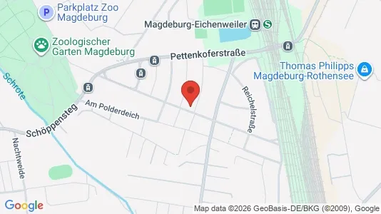Apartments for rent i Magdeburg - kort over placeringen